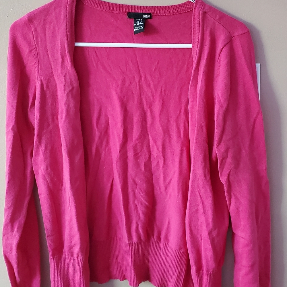 Pink H&M cardigan